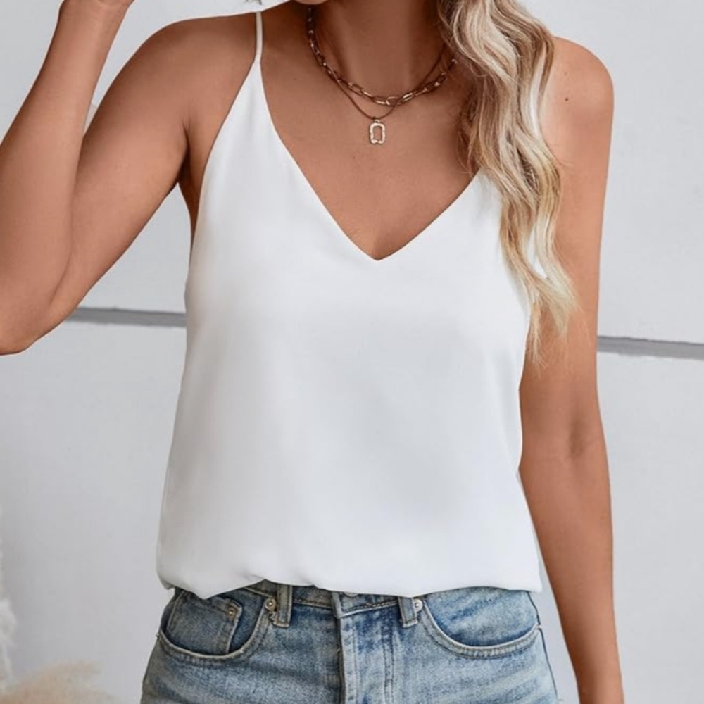 Amazon White Camisole Top
